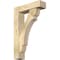 Ekena Millwork Olympic Block Rough Sawn Bracket w/ Offset Brace, Douglas Fir, 6"W x 22"D x 34"H BKT0604X22X34OLY05RDF - alternate 1